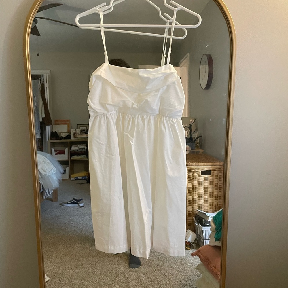 White target sundress